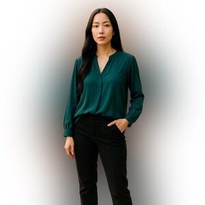 Banana Republic emerald tunic